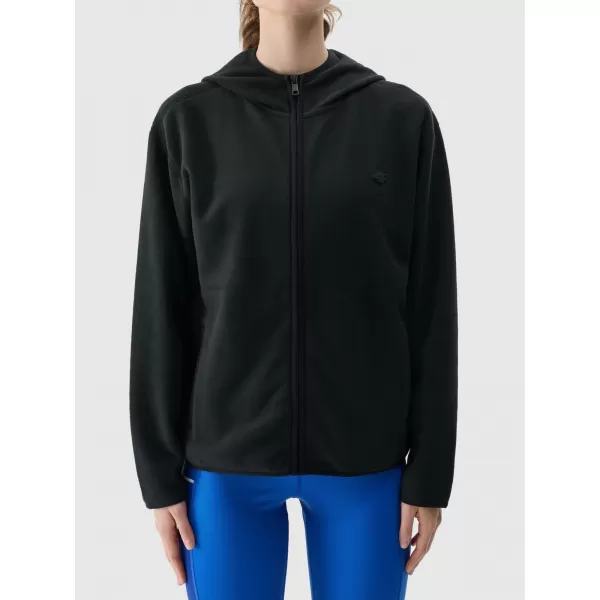  Damens Sweatshirt 4F WMM00TFLEF315 TIEF SCHWARZ 