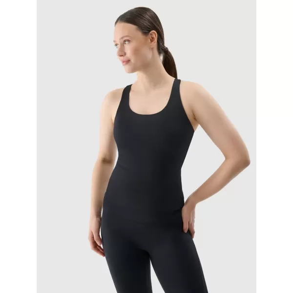  Tanktop 4F WSS25TFSLF428 TIEF SCHWARZ 