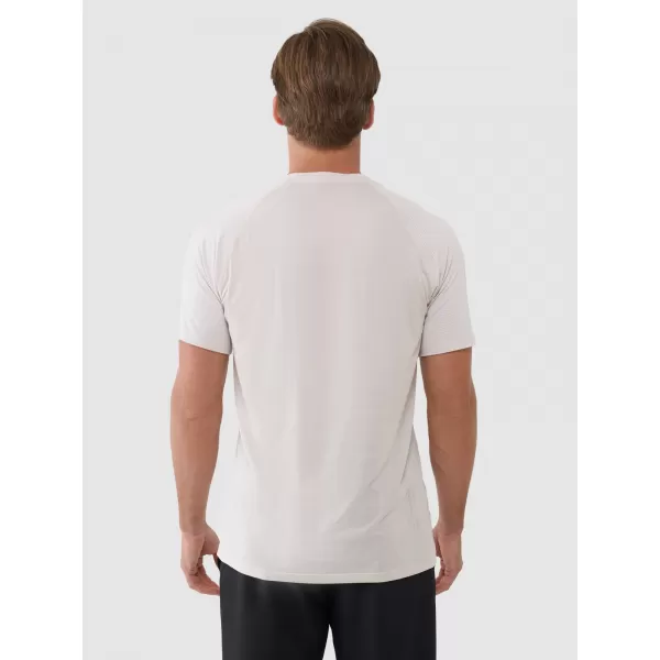  Herren -funktionales Hemd 4F WSS25TFTSM1217 CREME 