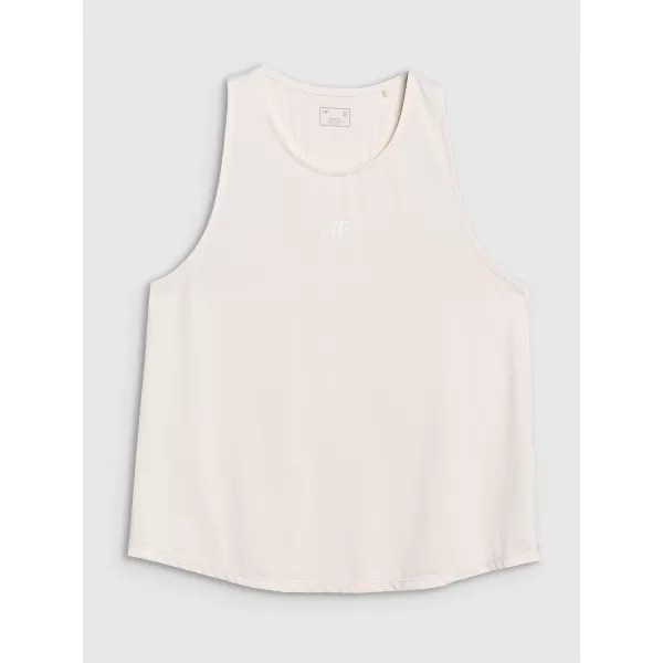  Weibliches funktionelles Tank -Top 4F WSS25TFSLF412 CREMEFARBEN 