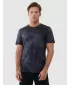 Herren -funktionales Hemd 4F WSS25TFTSM1216 SCHWARZE ALOVER