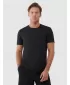 Herren -funktionales Hemd 4F WSS25TFTSM1215 TIEF SCHWARZ