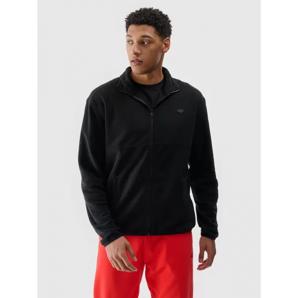  Fleece Sweatshirt 4F WMM00TFLEM316 TIEF SCHWARZ 