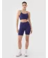 Damenkürzige Leggings 4F WSS25TFSTF014 DUNKELBLAU