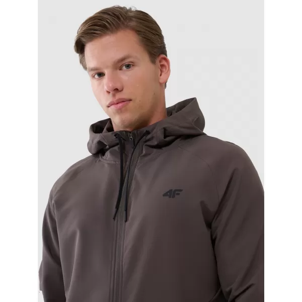  Männer funktionales Sweatshirt 4F WSS25TFSWM458 BRAUN 