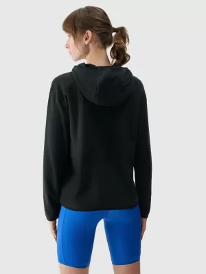 Damens Sweatshirt 4F WMM00TFLEF315 TIEF SCHWARZ