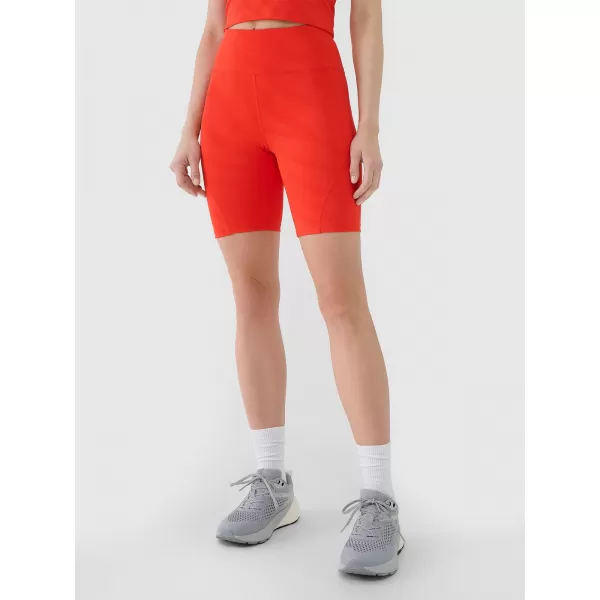  Damenkürzige Leggings 4F WSS25TFSTF016 ROT 