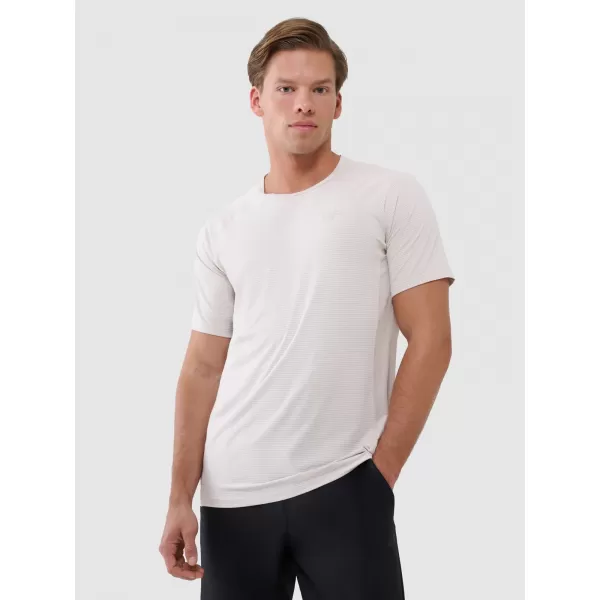  Herren -funktionales Hemd 4F WSS25TFTSM1217 CREME 