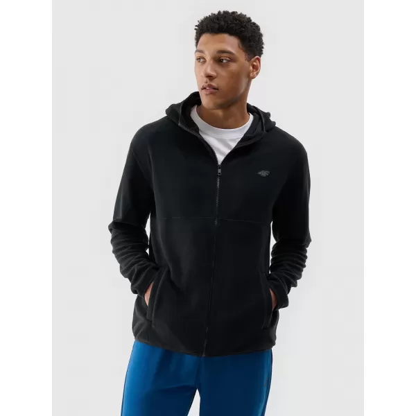  Fleece Sweatshirt 4F WMM00TFLEM317 TIEF SCHWARZ 