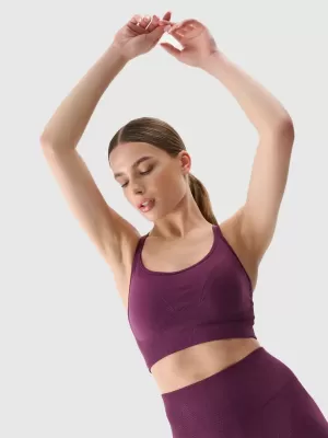 BH der Dame 4F WSS25USBAF166 DUNKLER VIOLETT