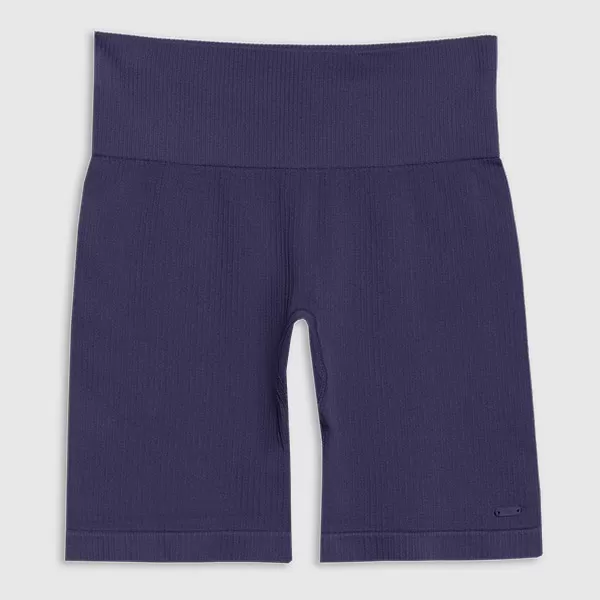  Damenkürzige Leggings 4F WSS25TFSTF014 DUNKELBLAU 