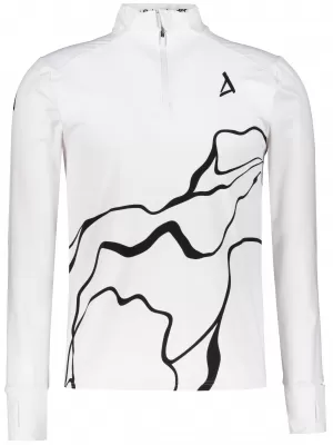 Herren Sport Sweatshirt Premium Plus ALTISPORT VOJ/ALM073MI04 WEIß