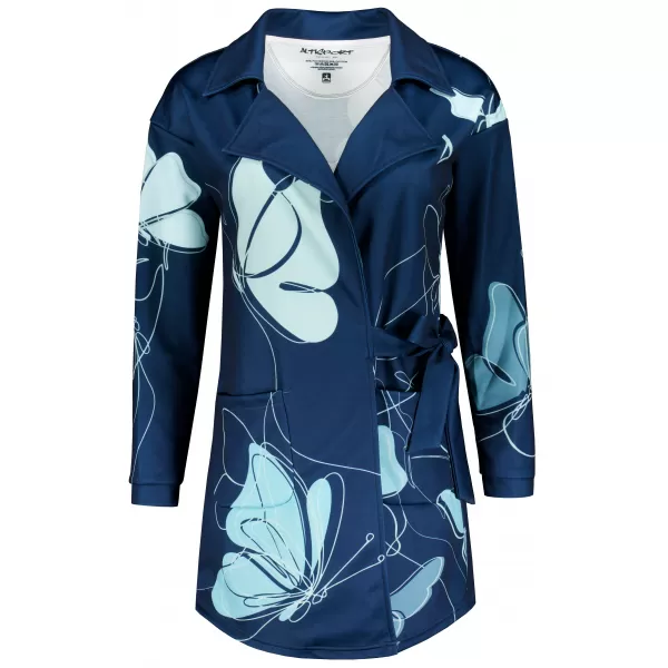  Frauen -Sweatshirt -Premium -Tasche für Frauen ALTISPORT VOJ/ALW086MI05 DUNKELBLAU 