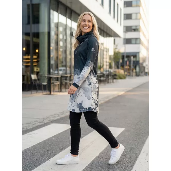  Damen erweitertes Premium -Sweatshirt ALTISPORT VOJ/ALW089MI06 SCHWARZ 