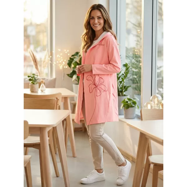  Premium-Cardigan für Damen ALTISPORT VOJ/ALW075MI07 PFIRSICH 