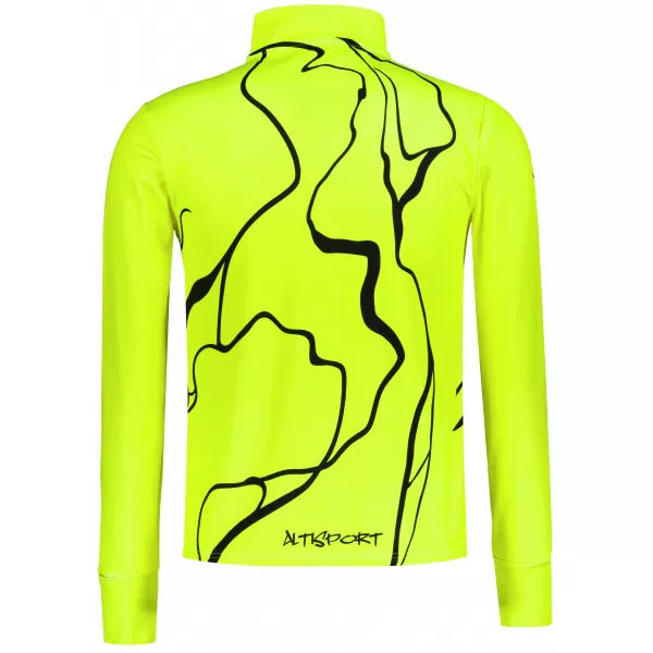  Herren Sport Sweatshirt Premium Plus ALTISPORT VOJ/ALM073MI04 FLUO-GELB 