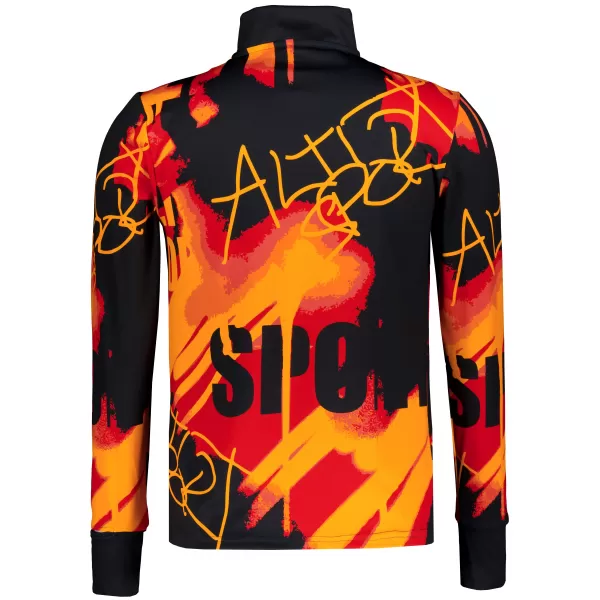  Herren Sport Sweatshirt Premium Plus ALTISPORT VOJ/ALM076MI04 ORANGE/SCHWARZ 