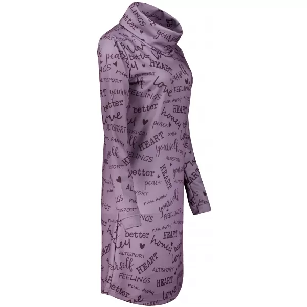  Damen erweitertes Premium -Sweatshirt ALTISPORT VOJ/ALW067MI06 LILA 