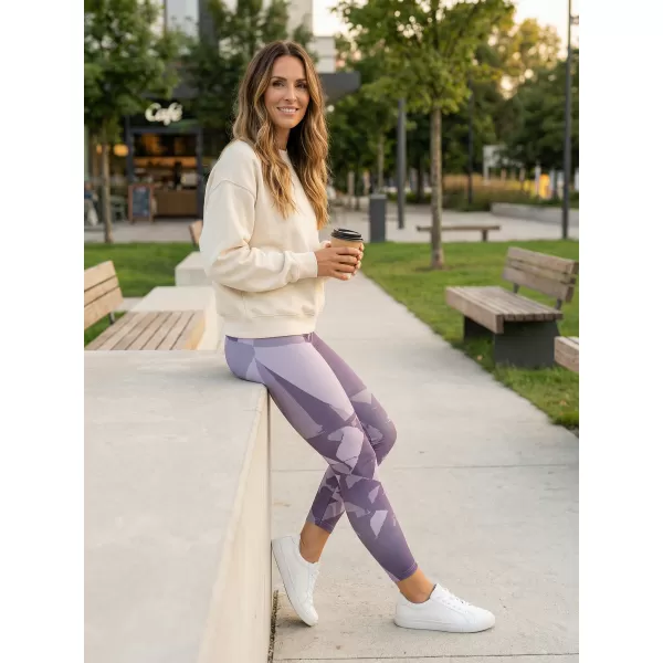  Lange Leggings für Frauen Premium ALTISPORT VOJ/ALW080LEG01 GRAUVIOLETT 