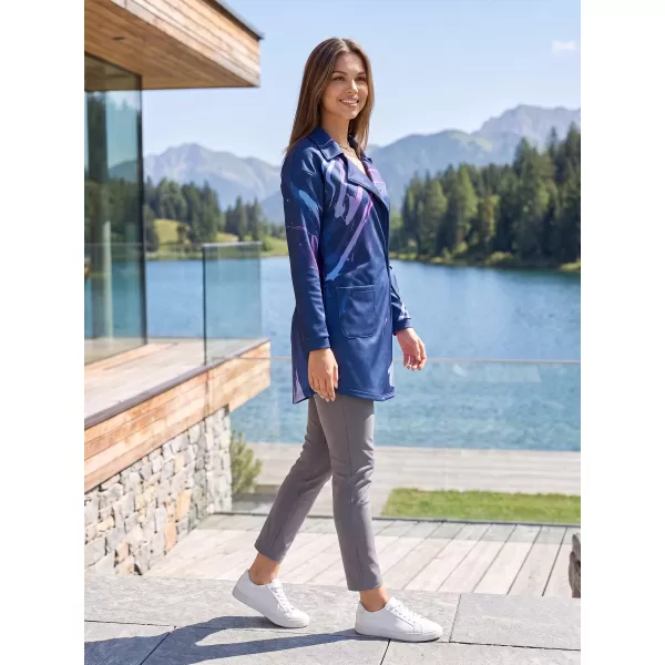  Frauen -Sweatshirt -Premium -Tasche für Frauen ALTISPORT VOJ/ALW074MI05 BLAU-VIOLETT 