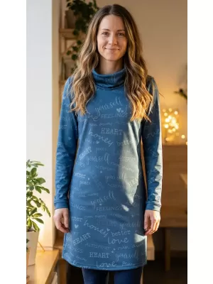 Damen erweitertes Premium -Sweatshirt ALTISPORT VOJ/ALW067MI06 BLAU