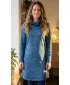 Damen erweitertes Premium -Sweatshirt ALTISPORT VOJ/ALW067MI06 BLAU