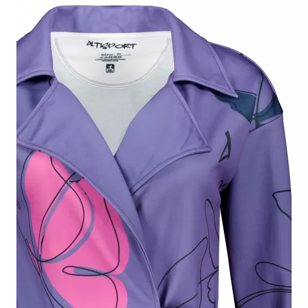  Frauen -Sweatshirt -Premium -Tasche für Frauen ALTISPORT VOJ/ALW086MI05 LILA PINK 
