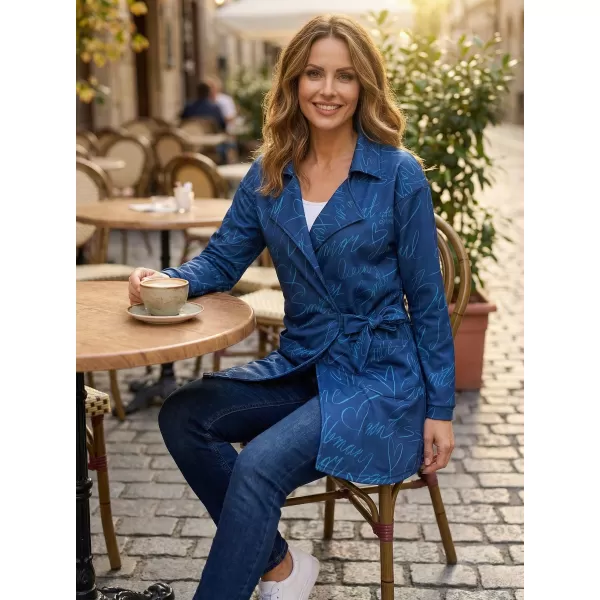  Frauen -Sweatshirt -Premium -Tasche für Frauen ALTISPORT VOJ/ALW084MI05 BLAU 