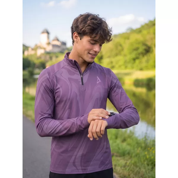  Herren Sport Sweatshirt Premium Plus ALTISPORT VOJ/ALM072MI04 LILA 