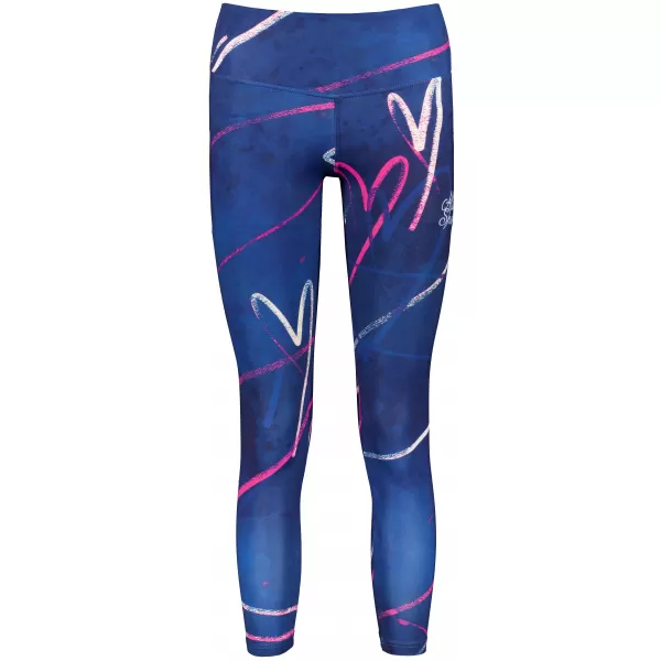  Lange Leggings für Frauen Premium ALTISPORT VOJ/ALW082LEG01 DUNKELBLAU 