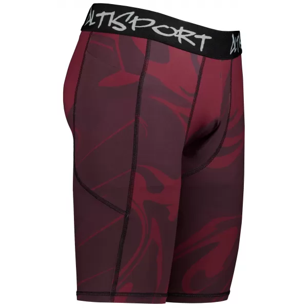  Männersport -Leggings über den Knien der Prämie ALTISPORT VOJ/ALM072LEG02 WEINRÖTET 