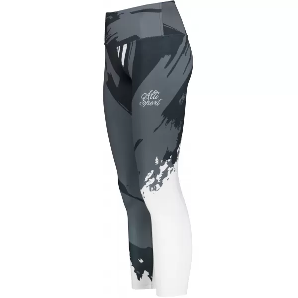  Lange Leggings für Frauen Premium ALTISPORT VOJ/ALW081LEG01 SCHWARZGRAU 
