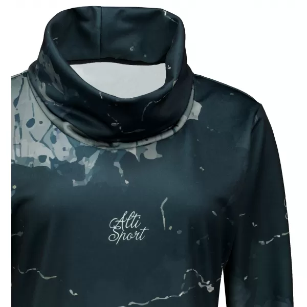  Damen erweitertes Premium -Sweatshirt ALTISPORT VOJ/ALW089MI06 SCHWARZ 