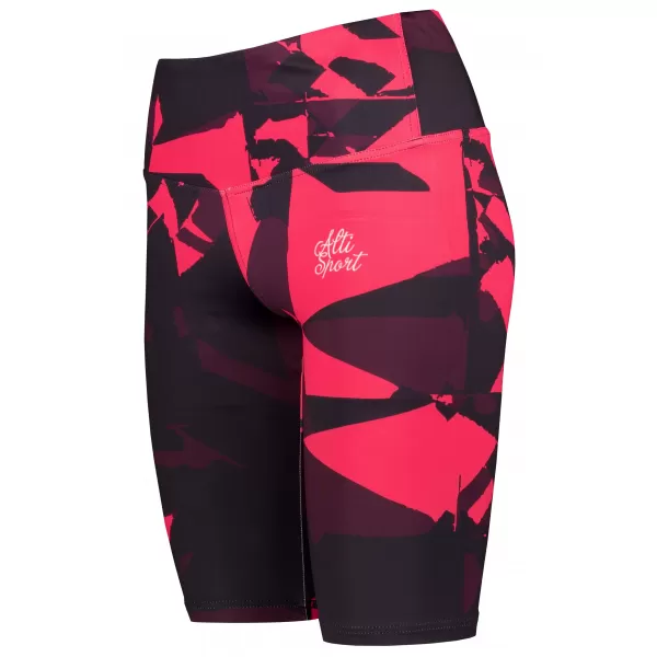  Frauen -Leggings über den Knien Premium ALTISPORT VOJ/ALW080LEG02 WEINRÖTET 