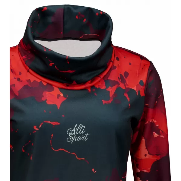  Damen erweitertes Premium -Sweatshirt ALTISPORT VOJ/ALW089MI06 ROT 