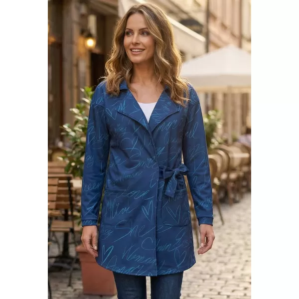  Frauen -Sweatshirt -Premium -Tasche für Frauen ALTISPORT VOJ/ALW084MI05 BLAU 
