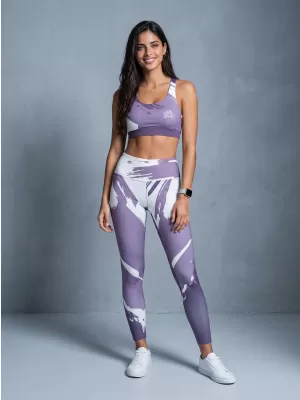 Lange Leggings für Frauen Premium ALTISPORT VOJ/ALW081LEG01 LILA