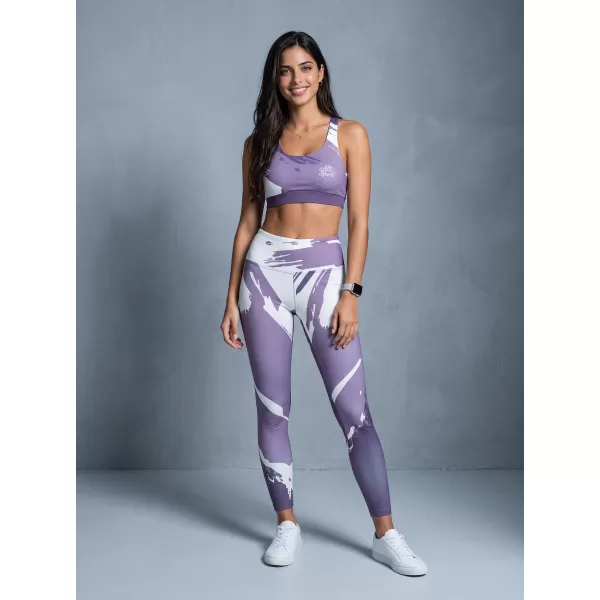  Lange Leggings für Frauen Premium ALTISPORT VOJ/ALW081LEG01 LILA 