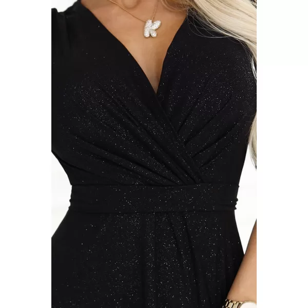  Kleid NUMOCO JENNIFER 581-1 SCHWARZ MIT GLITZER 