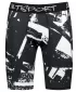 Männersport -Leggings über den Knien der Prämie ALTISPORT VOJ/ALM079LEG02 SCHWARZ UND WEIß