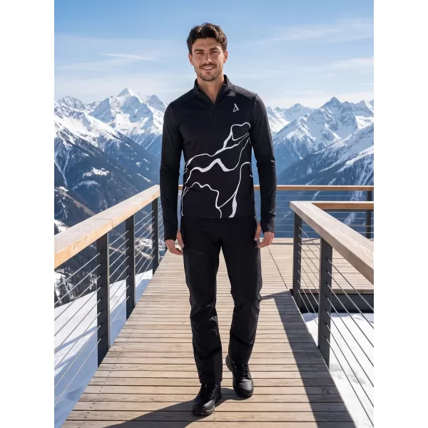  Herren Sport Sweatshirt Premium Plus ALTISPORT VOJ/ALM073MI04 SCHWARZ 