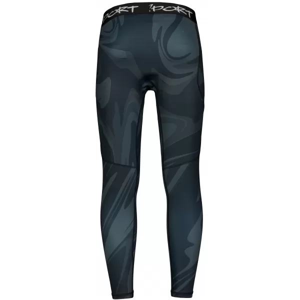  Herrensport -Leggings langer Prämie ALTISPORT VOJ/ALM072LEG01 SCHWARZ 