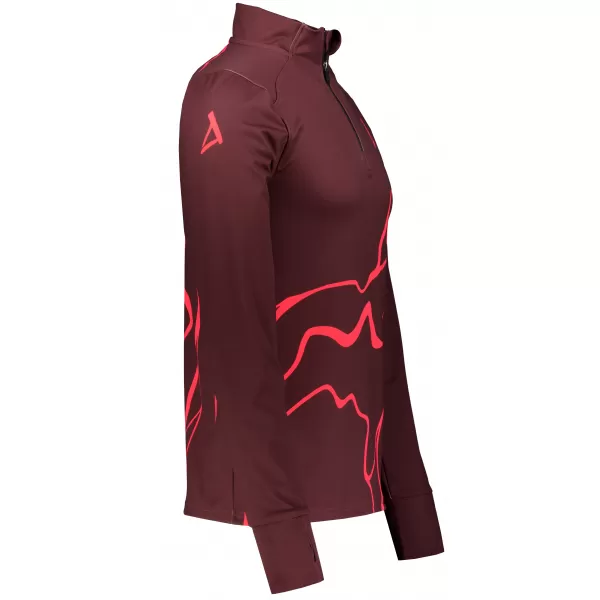  Herren Sport Sweatshirt Premium Plus ALTISPORT VOJ/ALM073MI04 WEINRÖTET 