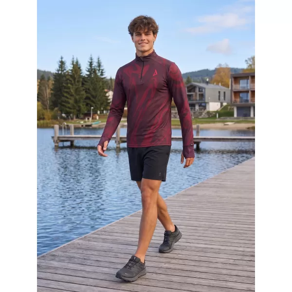  Herren Sport Sweatshirt Premium Plus ALTISPORT VOJ/ALM072MI04 WEINRÖTET 