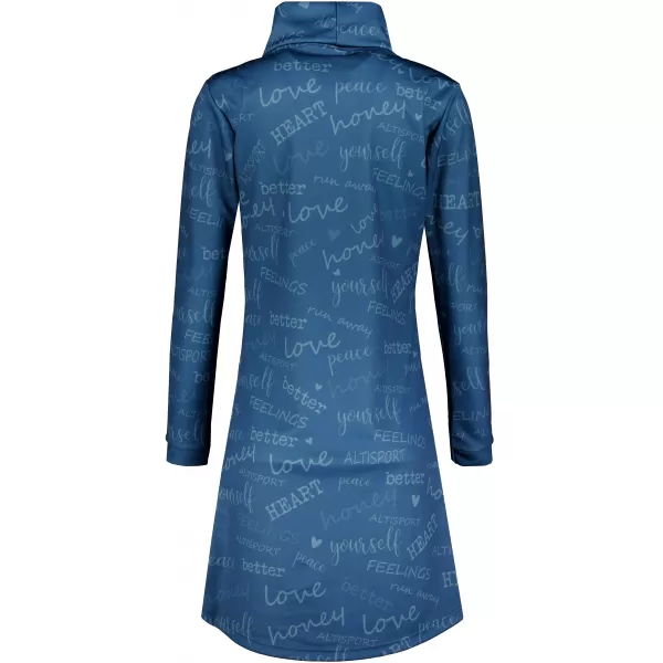  Damen erweitertes Premium -Sweatshirt ALTISPORT VOJ/ALW067MI06 BLAU 