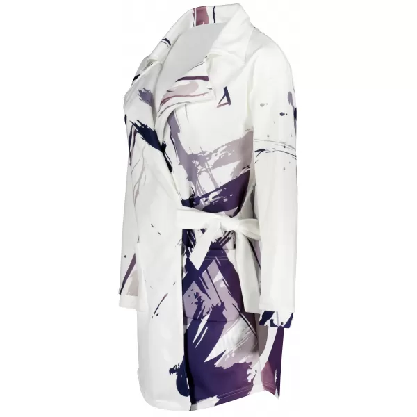  Frauen -Sweatshirt -Premium -Tasche für Frauen ALTISPORT VOJ/ALW074MI05 WEIß -VIOLETT 