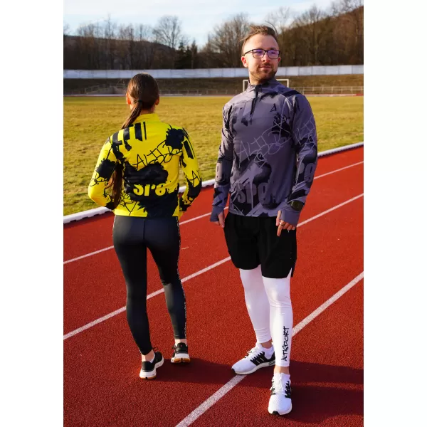  Herren Sport Sweatshirt Premium Plus ALTISPORT VOJ/ALM076MI04 DUNKELGRAU 