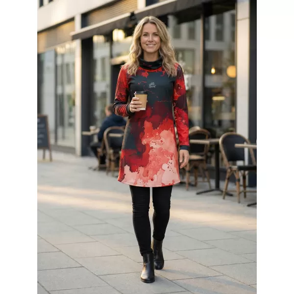  Damen erweitertes Premium -Sweatshirt ALTISPORT VOJ/ALW089MI06 ROT 