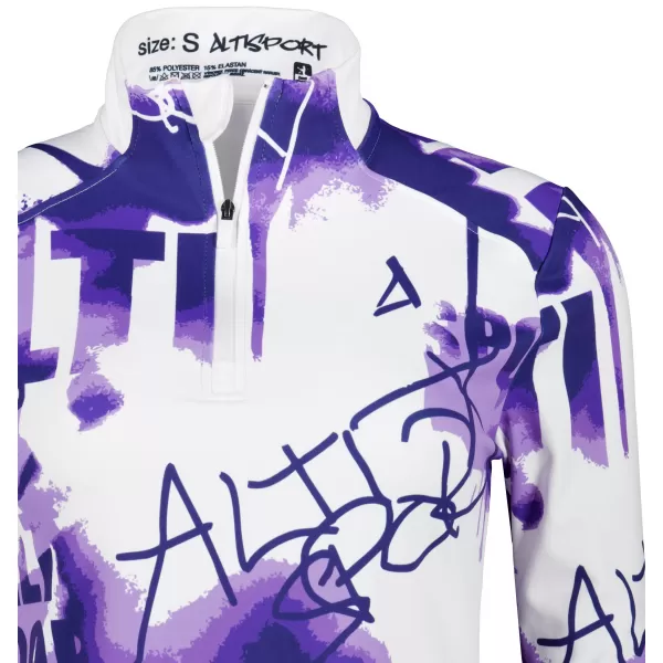  Frauen Sport Sweatshirt Premium Plus ALTISPORT VOJ/ALW076MI04 VIOLETT/WEIß 