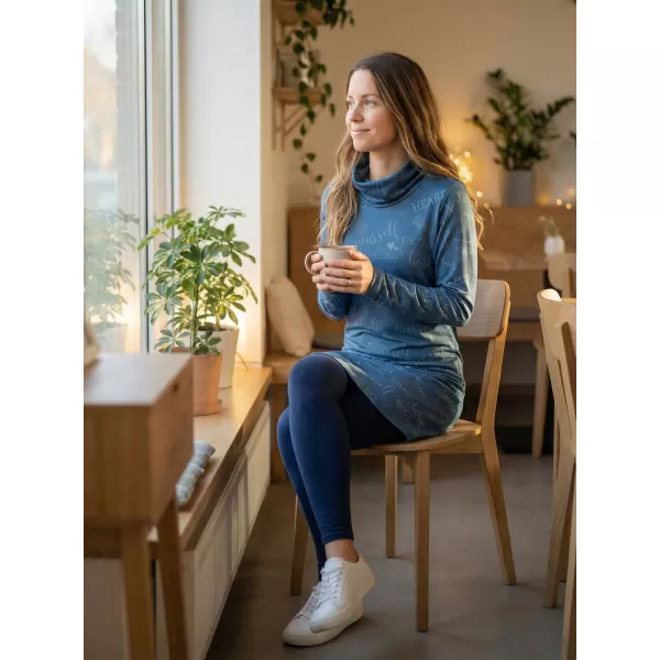  Damen erweitertes Premium -Sweatshirt ALTISPORT VOJ/ALW067MI06 BLAU 